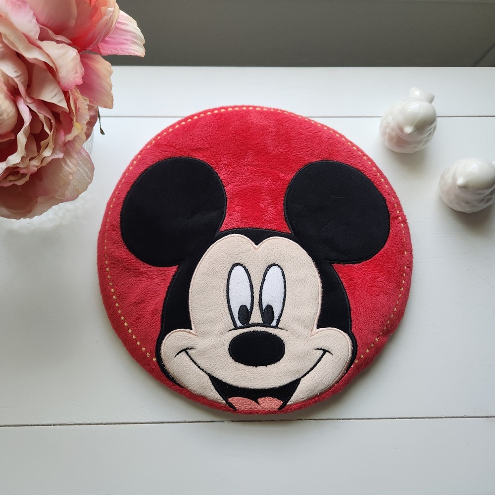 Vintage Disney Mickey Mouseโ Round Plush Wall Decor for Nursery 9 Inch